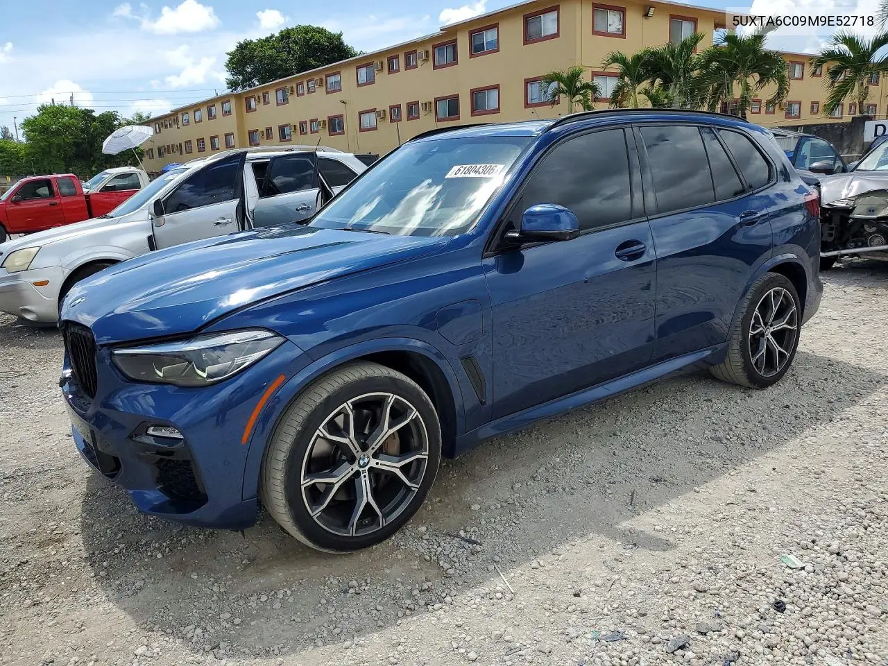 2021 BMW X5 xDrive45E VIN: 5UXTA6C09M9E52718 Lot: 61804306