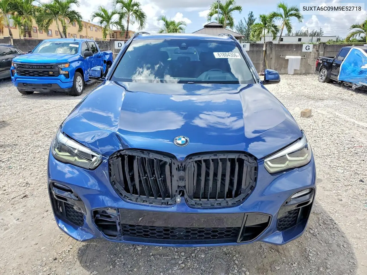 2021 BMW X5 xDrive45E VIN: 5UXTA6C09M9E52718 Lot: 61804306