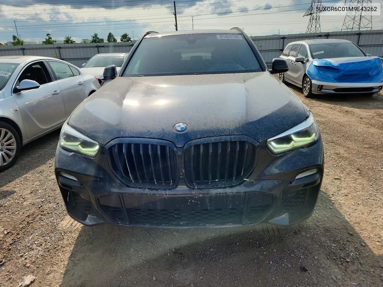 2021 BMW X5 xDrive40I VIN: 5UXCR6C01M9E43262 Lot: 61826166
