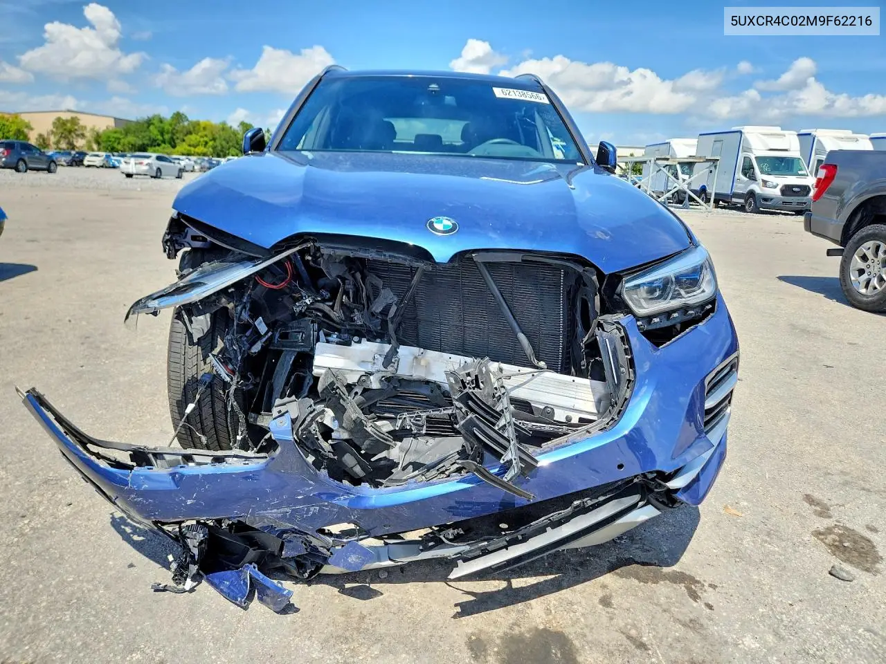 2021 BMW X5 Sdrive 40I VIN: 5UXCR4C02M9F62216 Lot: 62138566