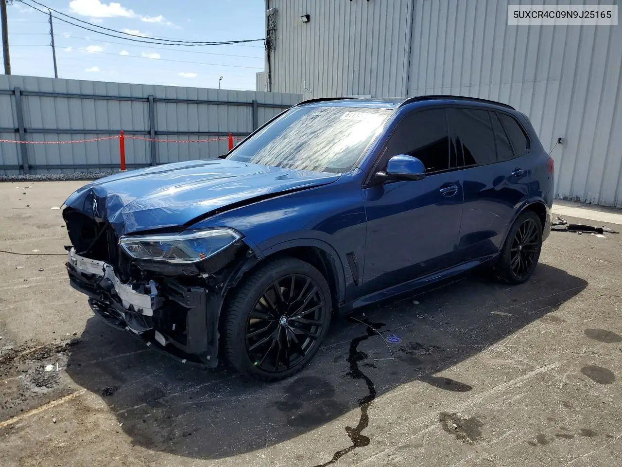 2022 BMW X5 Sdrive 40I VIN: 5UXCR4C09N9J25165 Lot: 61124936