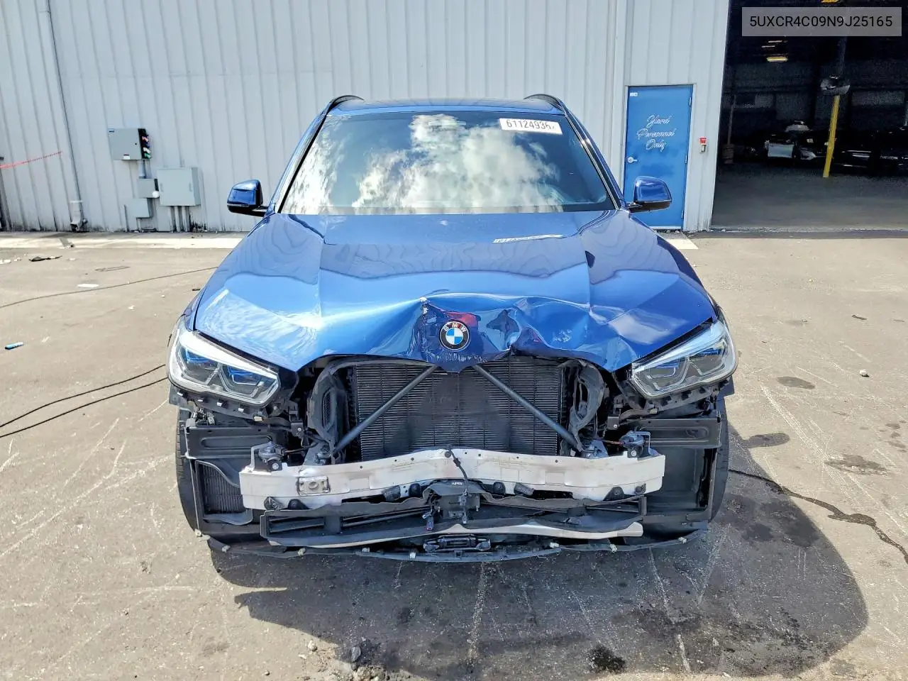 2022 BMW X5 Sdrive 40I VIN: 5UXCR4C09N9J25165 Lot: 61124936