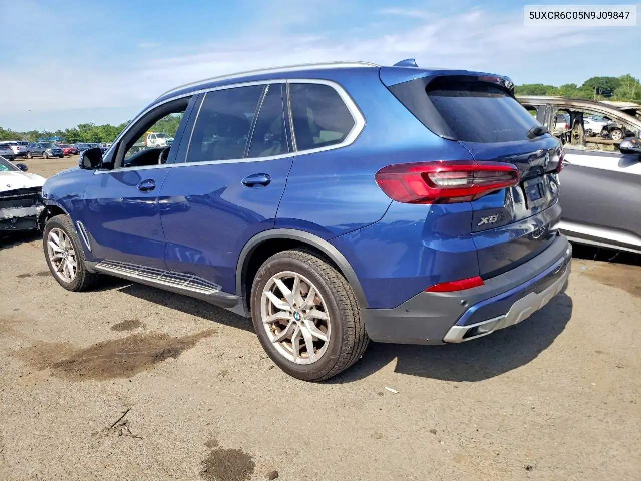 2022 BMW X5 xDrive40I VIN: 5UXCR6C05N9J09847 Lot: 61486516