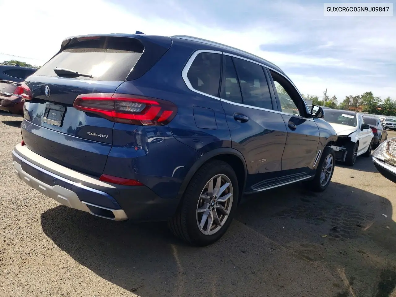 2022 BMW X5 xDrive40I VIN: 5UXCR6C05N9J09847 Lot: 61486516
