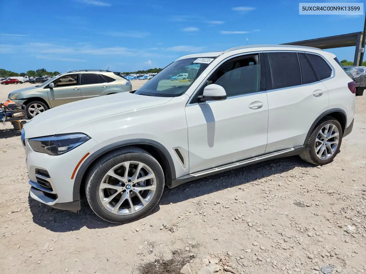 2022 BMW X5 Sdrive 40I VIN: 5UXCR4C00N9K13599 Lot: 61766236