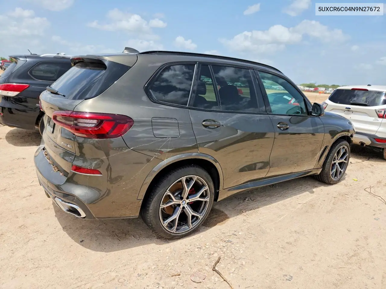 2022 BMW X5 xDrive40I VIN: 5UXCR6C04N9N27672 Lot: 61791236