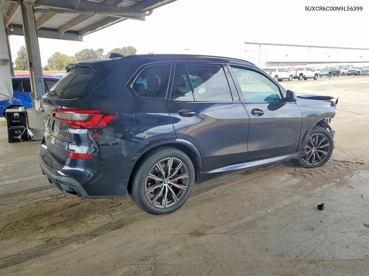2022 BMW X5 xDrive40I VIN: 5UXCR6C00N9L56399 Lot: 62158896