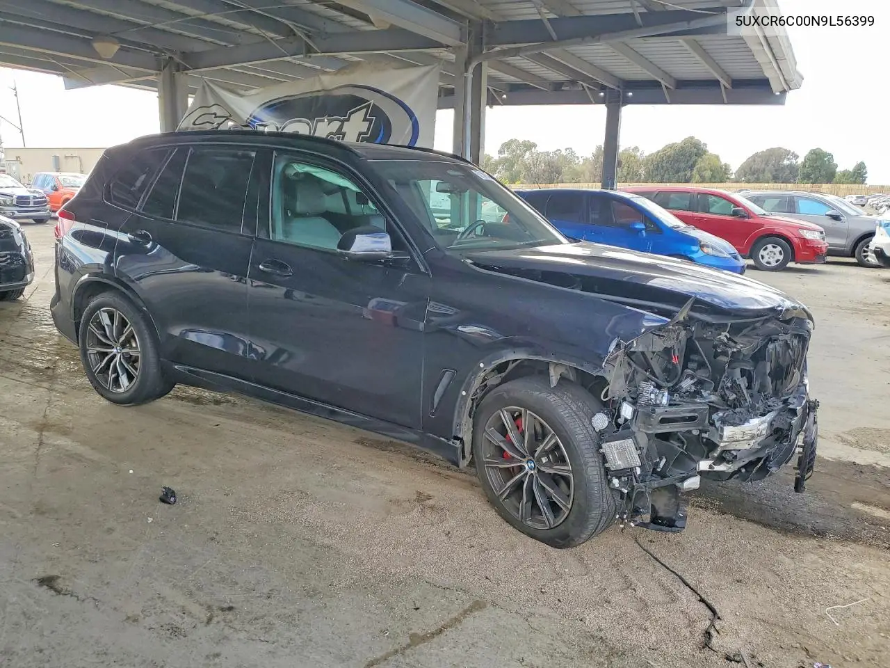 2022 BMW X5 xDrive40I VIN: 5UXCR6C00N9L56399 Lot: 62158896
