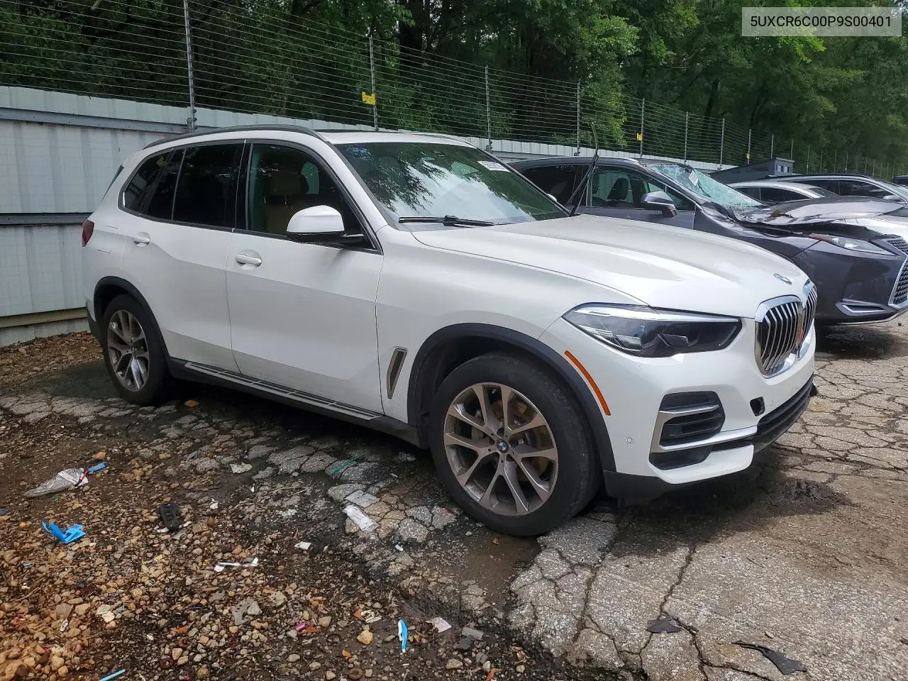2023 BMW X5 xDrive40I VIN: 5UXCR6C00P9S00401 Lot: 56608126