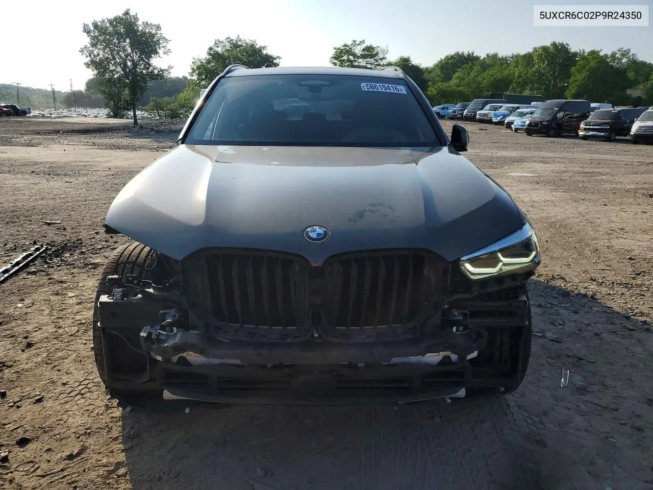 2023 BMW X5 xDrive40I VIN: 5UXCR6C02P9R24350 Lot: 58619416