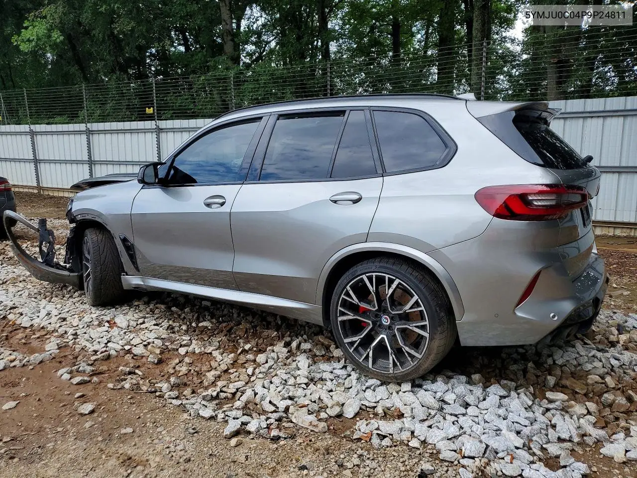 2023 BMW X5 M VIN: 5YMJU0C04P9P24811 Lot: 59592696