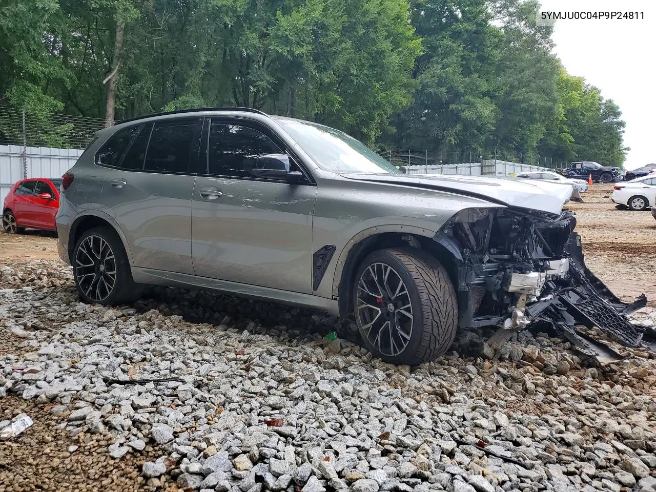 2023 BMW X5 M VIN: 5YMJU0C04P9P24811 Lot: 59592696