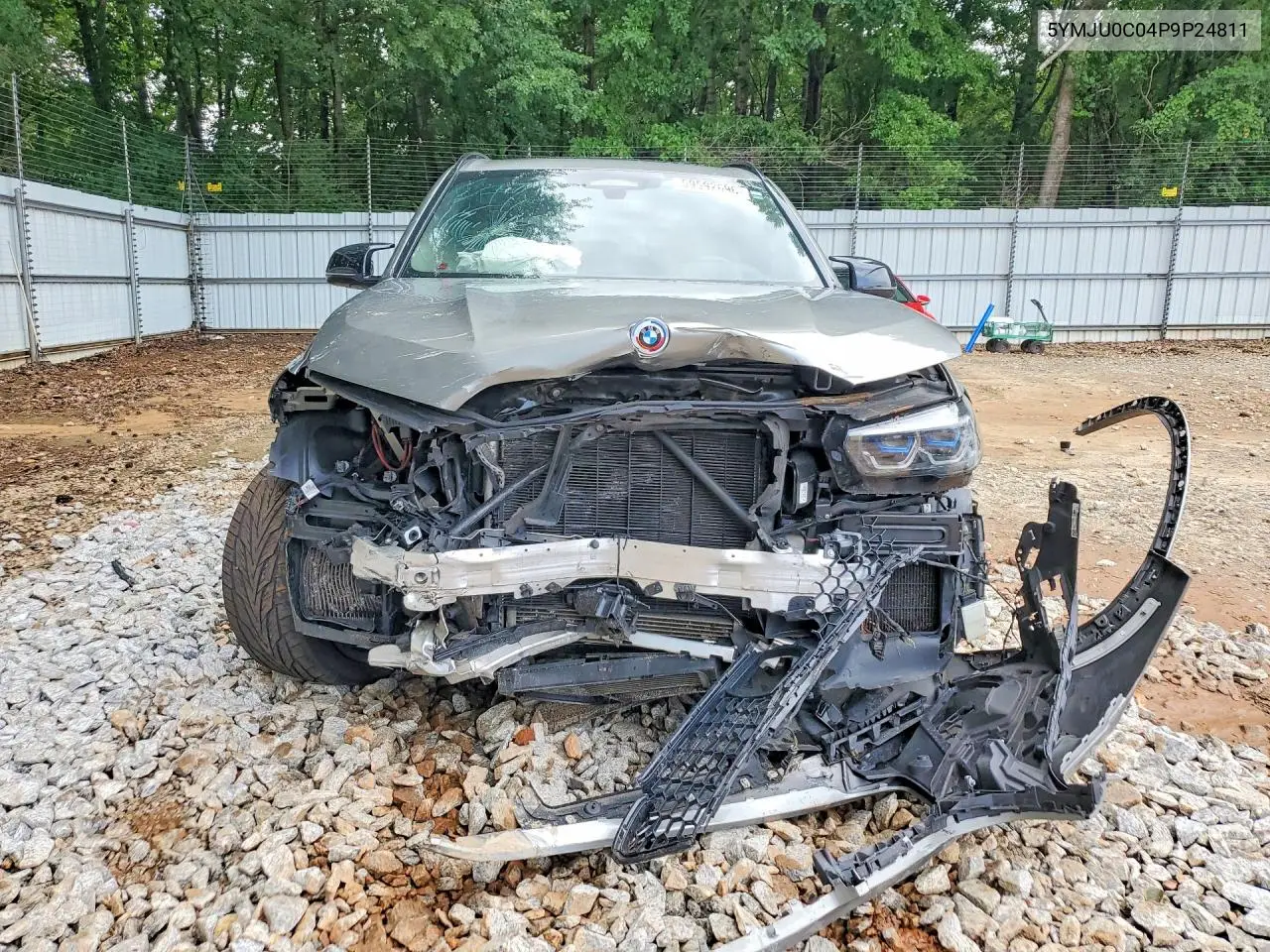 2023 BMW X5 M VIN: 5YMJU0C04P9P24811 Lot: 59592696