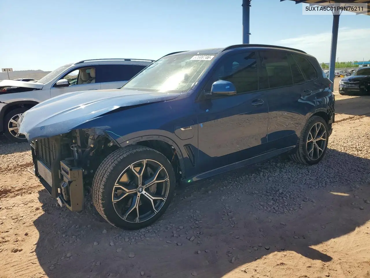 2023 BMW X5 xDrive45E VIN: 5UXTA6C01P9N76211 Lot: 60588746