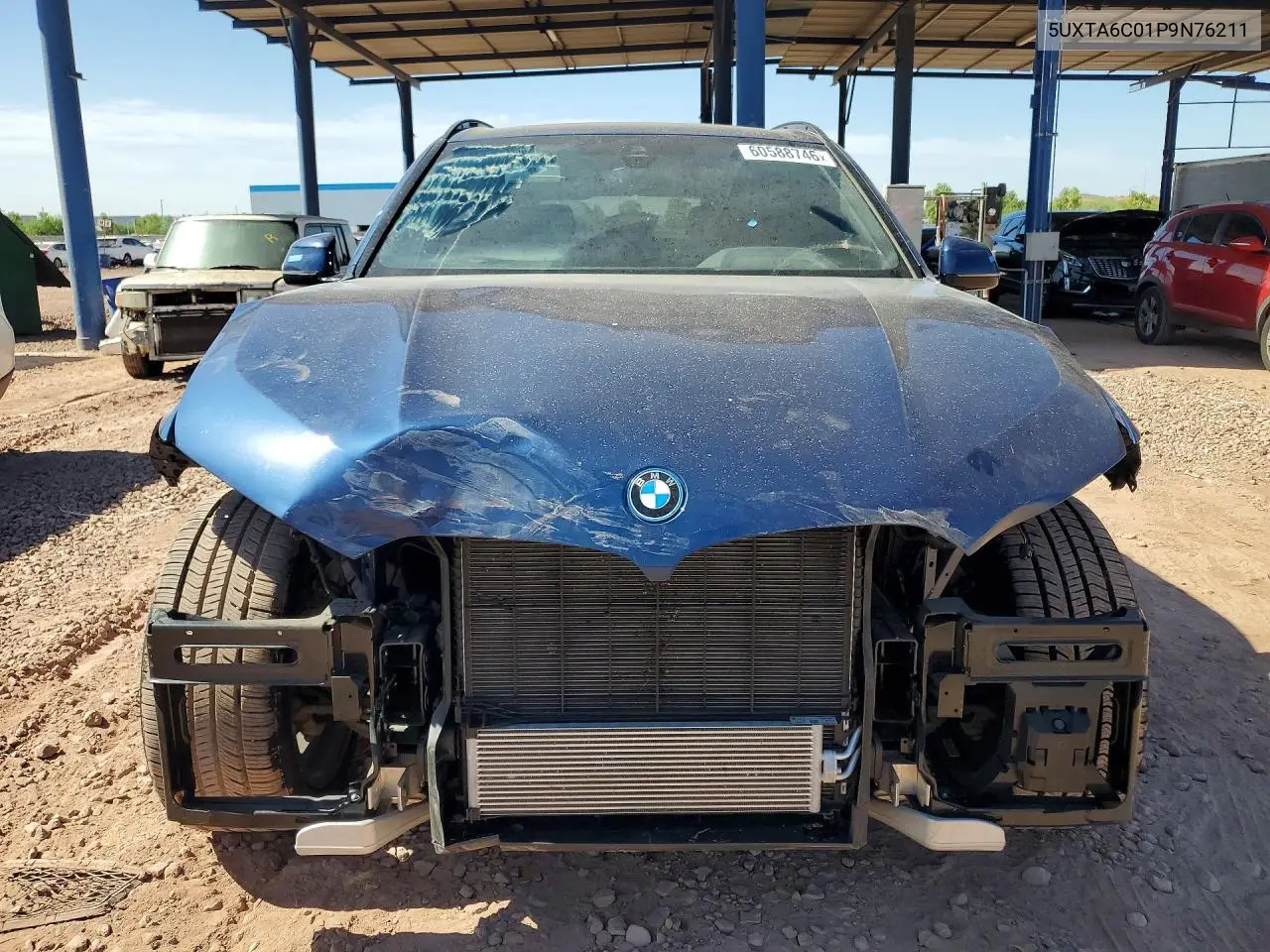2023 BMW X5 xDrive45E VIN: 5UXTA6C01P9N76211 Lot: 60588746