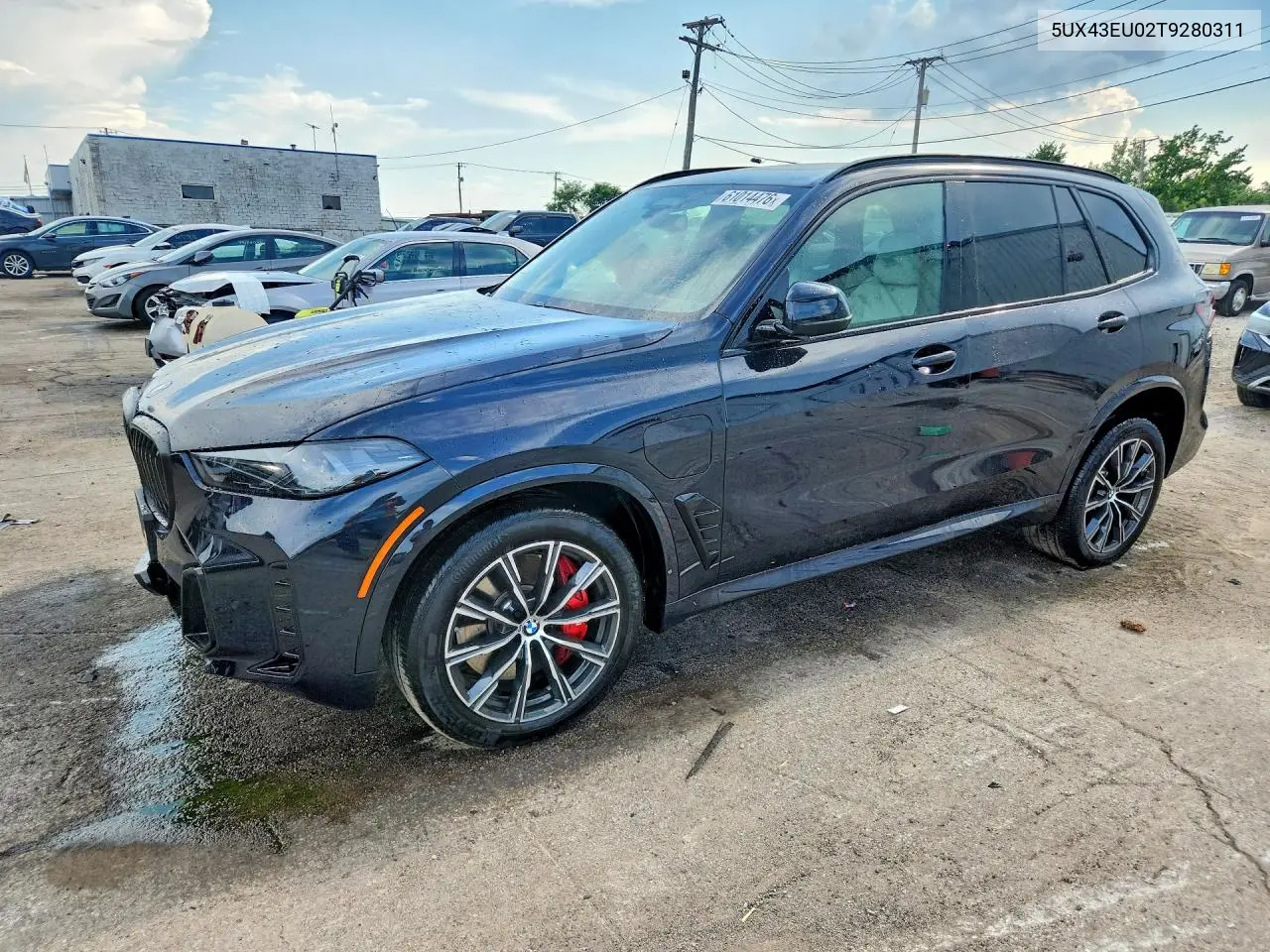 2026 BMW X5 xDrive50E VIN: 5UX43EU02T9280311 Lot: 61014476