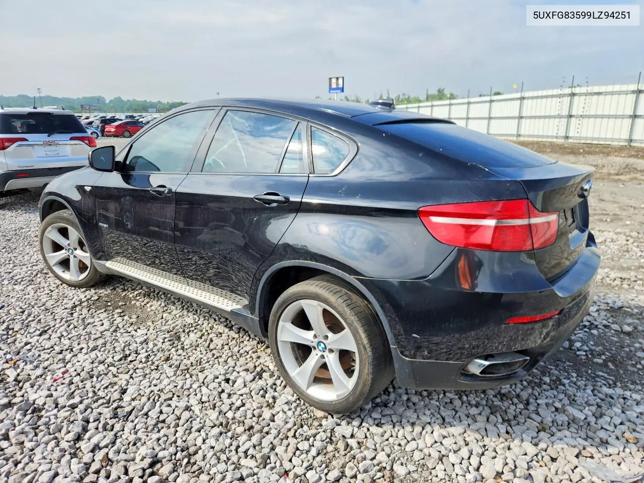 2009 BMW X6 VIN: 5UXFG83599LZ94251 Lot: 55090666