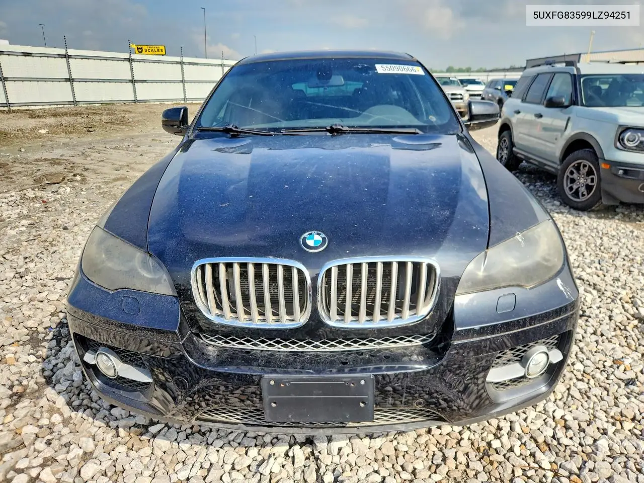 2009 BMW X6 VIN: 5UXFG83599LZ94251 Lot: 55090666