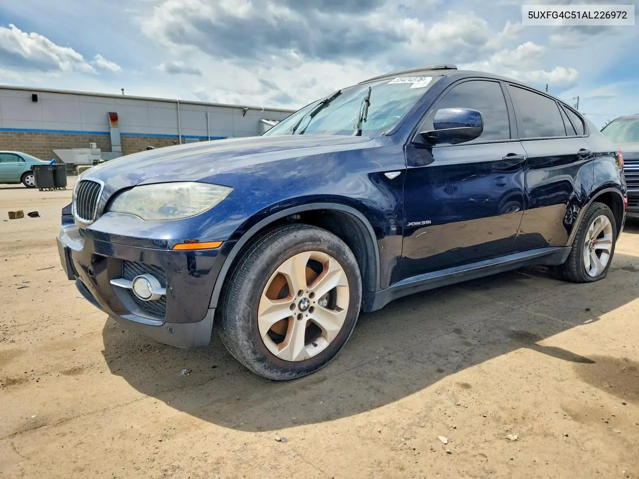 2010 BMW X6 xDrive35I VIN: 5UXFG4C51AL226972 Lot: 55424376