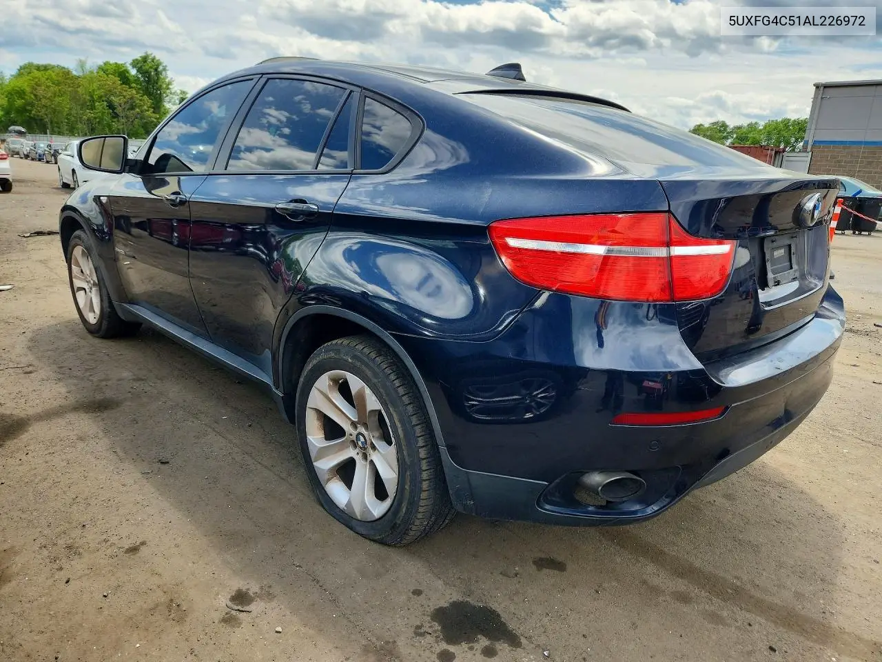 2010 BMW X6 xDrive35I VIN: 5UXFG4C51AL226972 Lot: 55424376