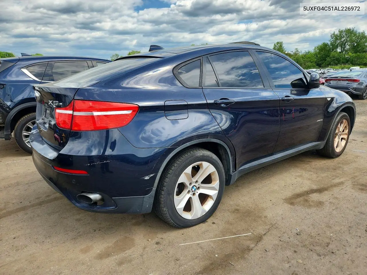 2010 BMW X6 xDrive35I VIN: 5UXFG4C51AL226972 Lot: 55424376