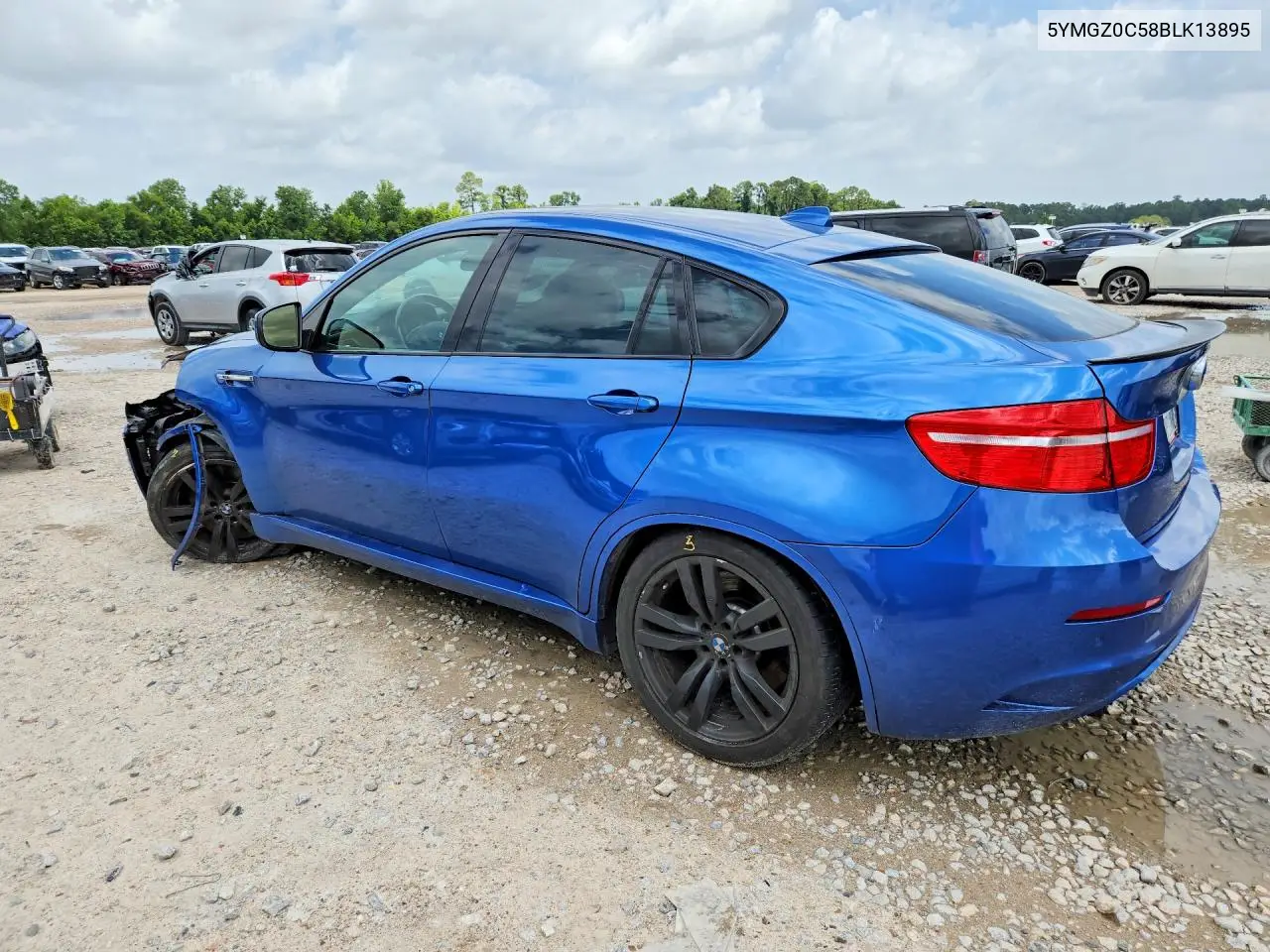 2011 BMW X6 M VIN: 5YMGZ0C58BLK13895 Lot: 57778716