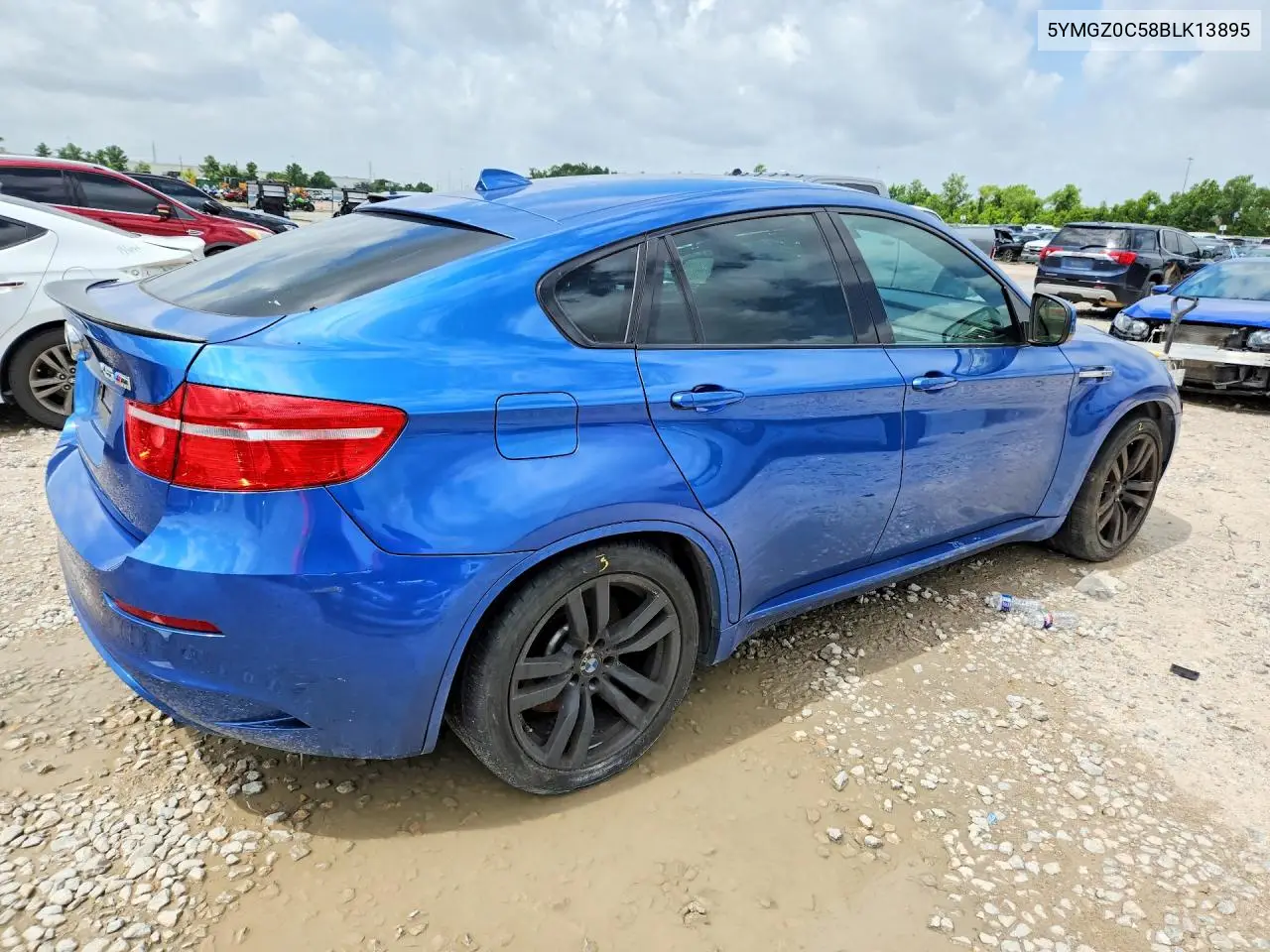 2011 BMW X6 M VIN: 5YMGZ0C58BLK13895 Lot: 57778716