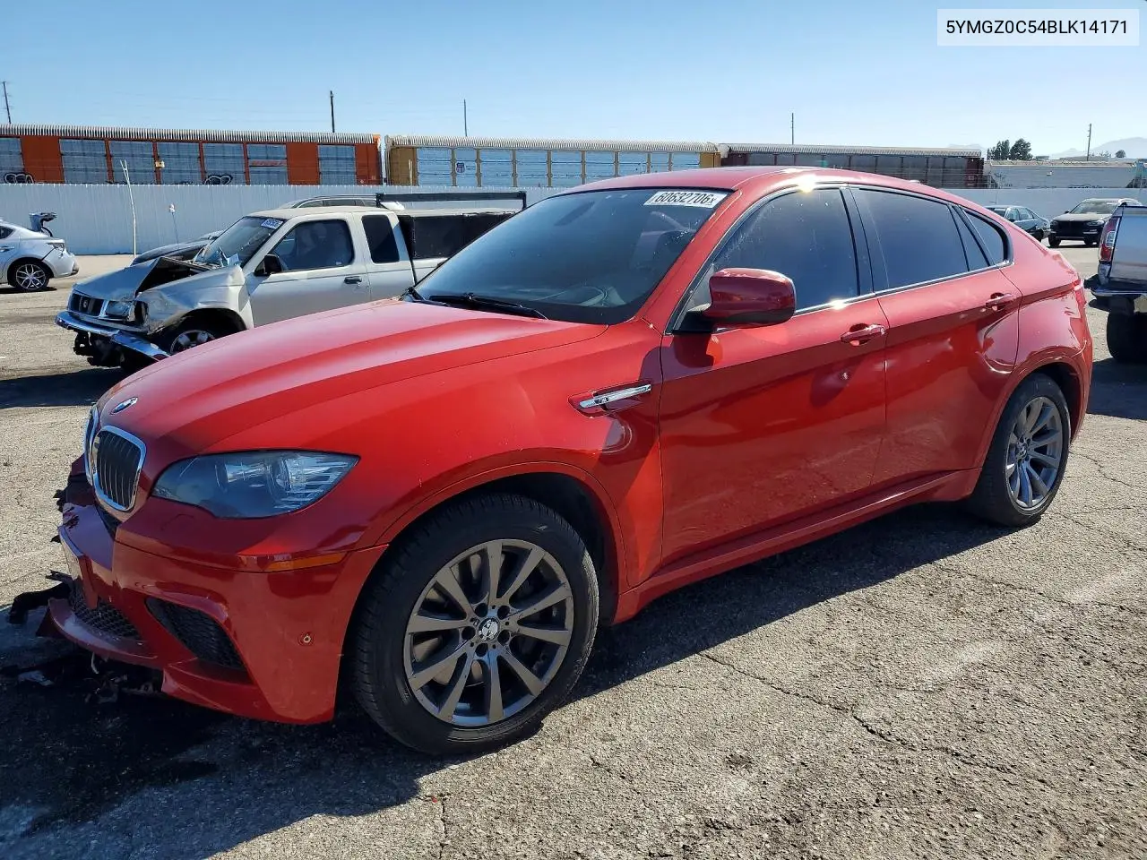 2011 BMW X6 M VIN: 5YMGZ0C54BLK14171 Lot: 60632706