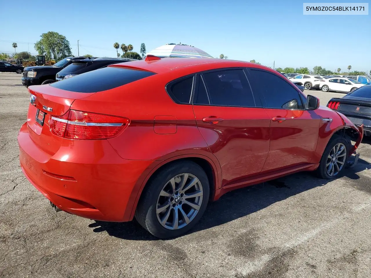 2011 BMW X6 M VIN: 5YMGZ0C54BLK14171 Lot: 60632706