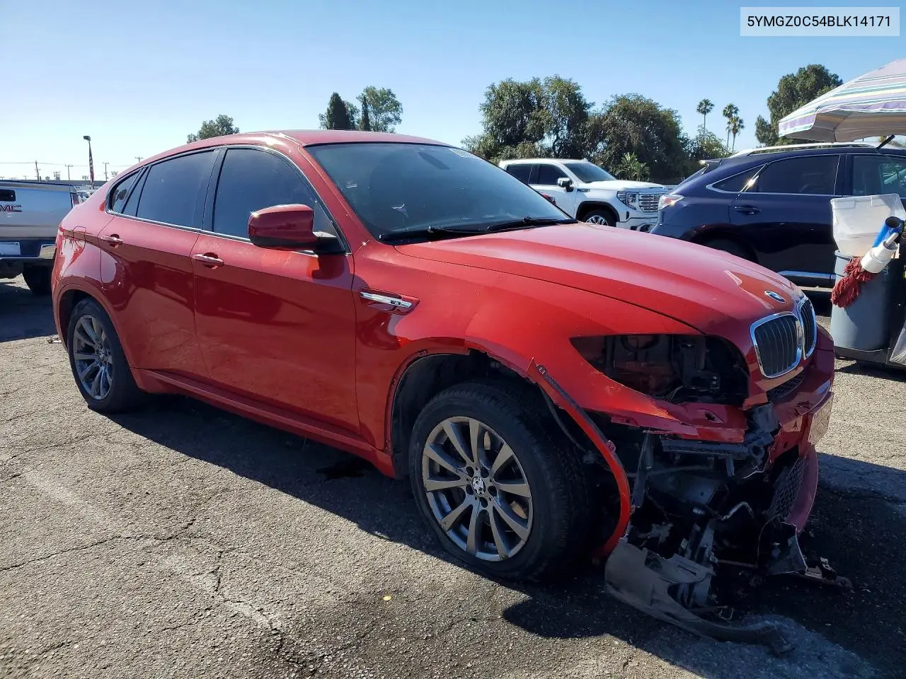 2011 BMW X6 M VIN: 5YMGZ0C54BLK14171 Lot: 60632706