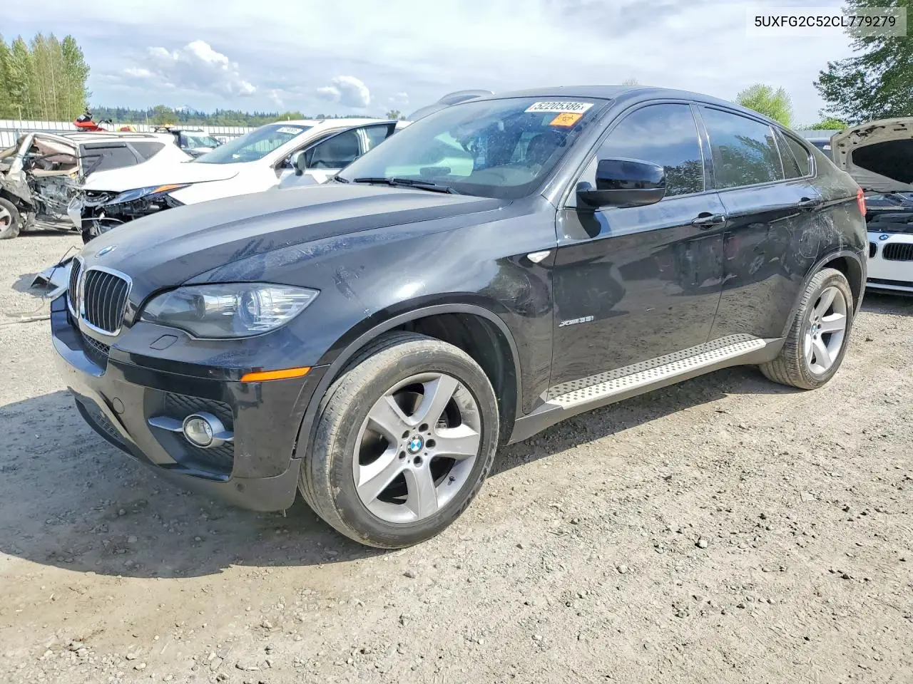 2012 BMW X6 VIN: 5UXFG2C52CL779279 Lot: 52205386