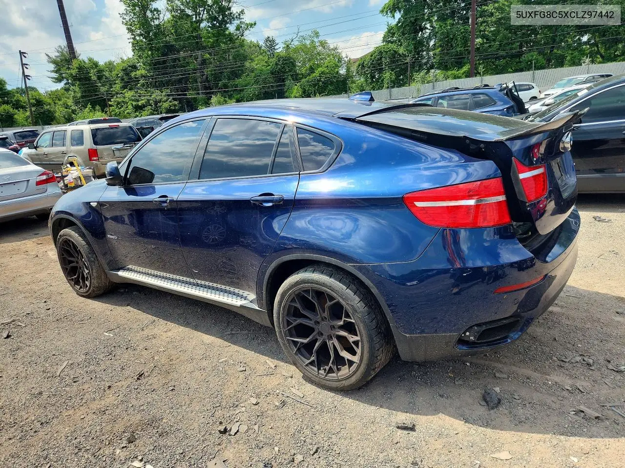 2012 BMW X6 xDrive50I VIN: 5UXFG8C5XCLZ97442 Lot: 57149466