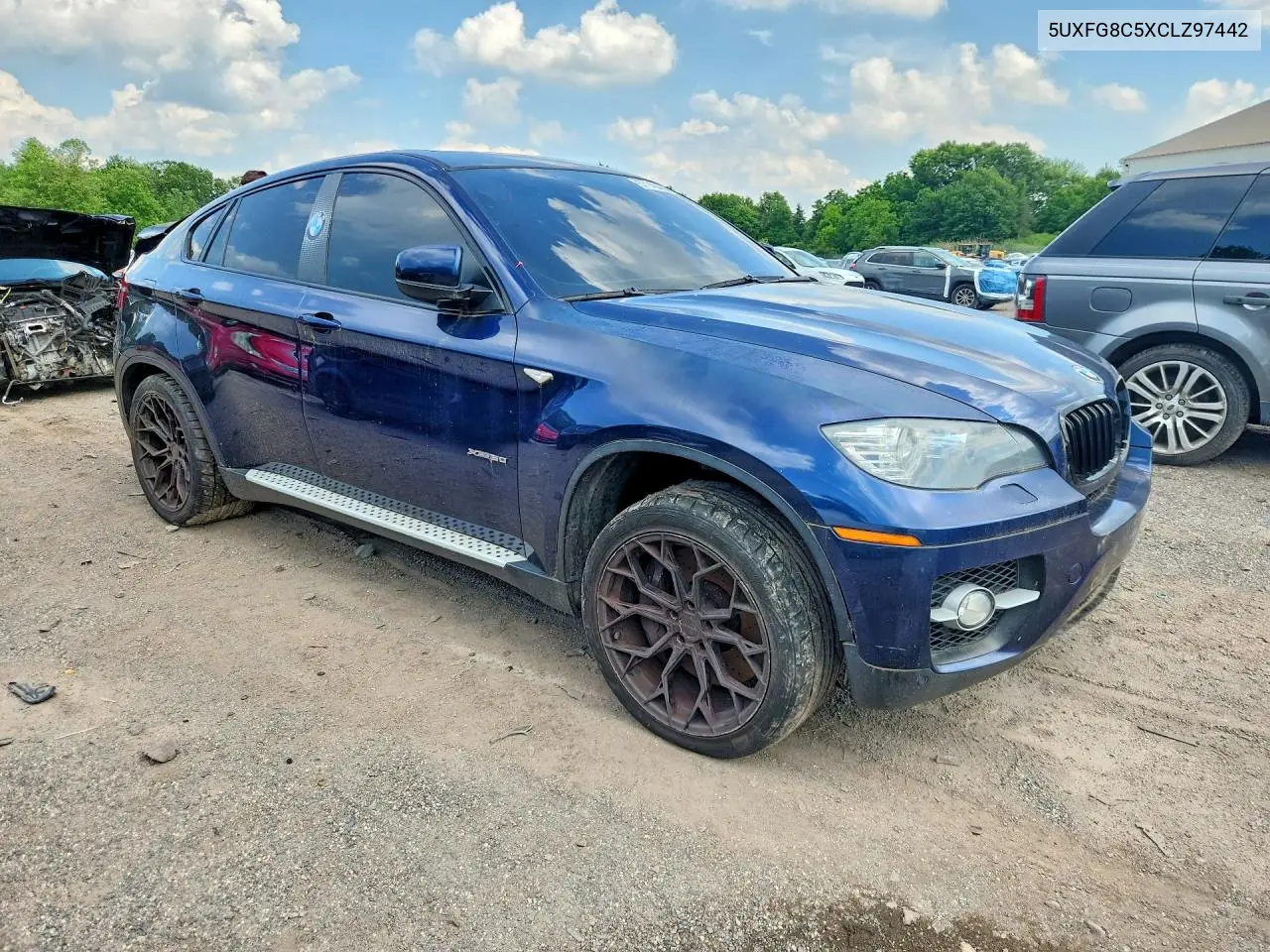 2012 BMW X6 xDrive50I VIN: 5UXFG8C5XCLZ97442 Lot: 57149466