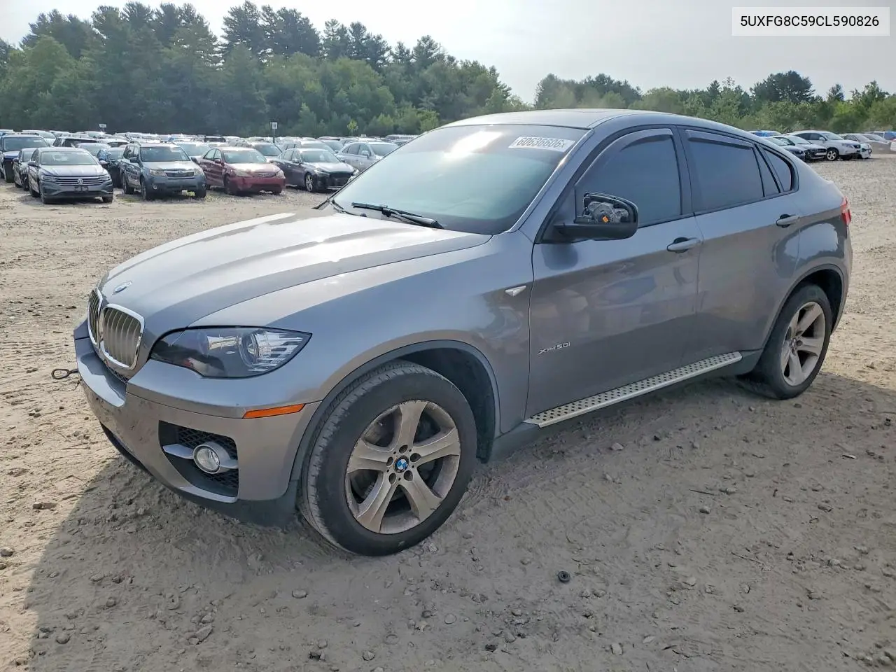 2012 BMW X6 xDrive50I VIN: 5UXFG8C59CL590826 Lot: 60636606
