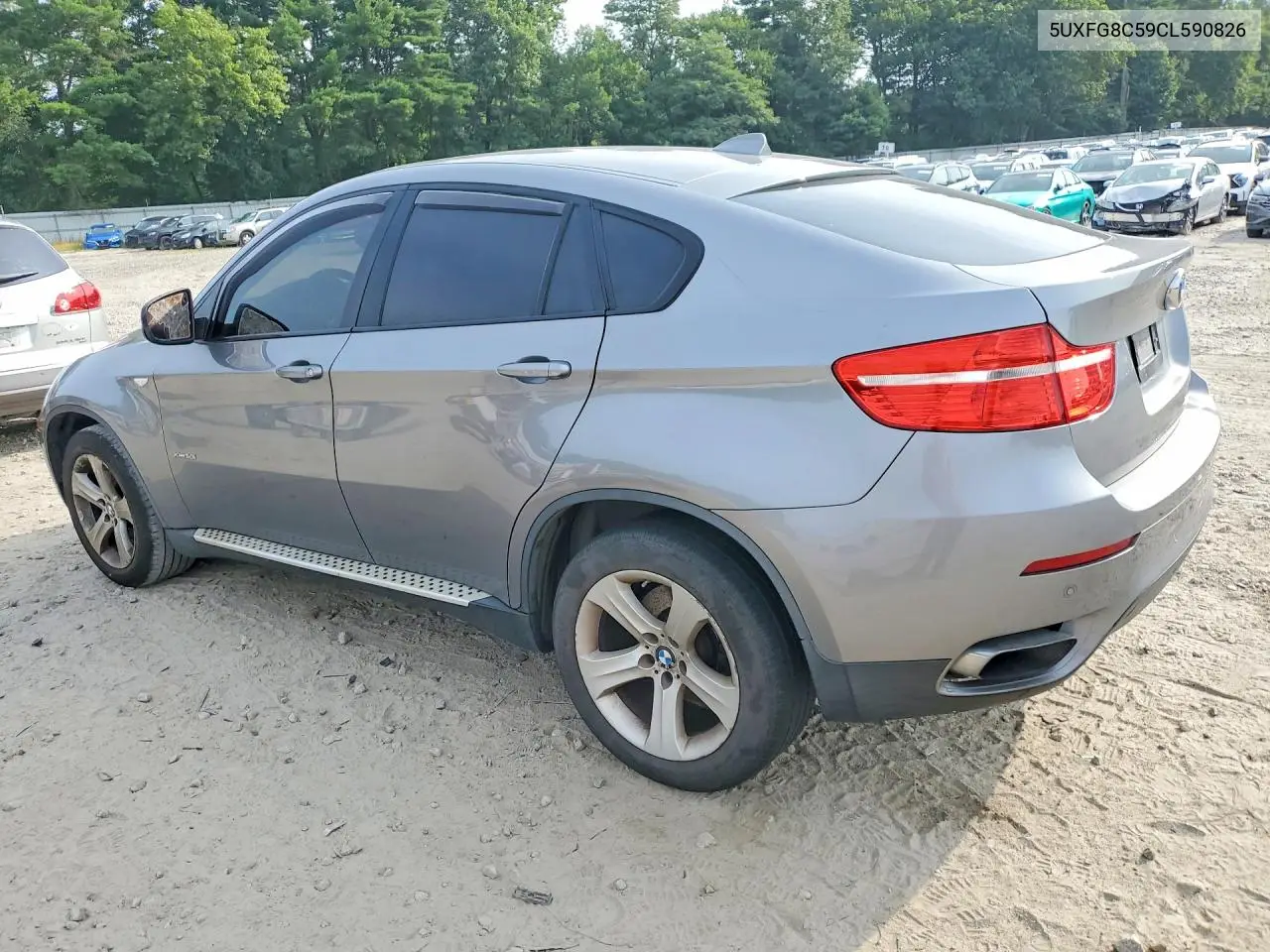 2012 BMW X6 xDrive50I VIN: 5UXFG8C59CL590826 Lot: 60636606