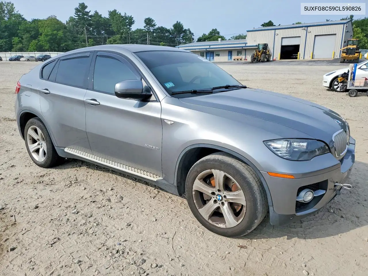 2012 BMW X6 xDrive50I VIN: 5UXFG8C59CL590826 Lot: 60636606