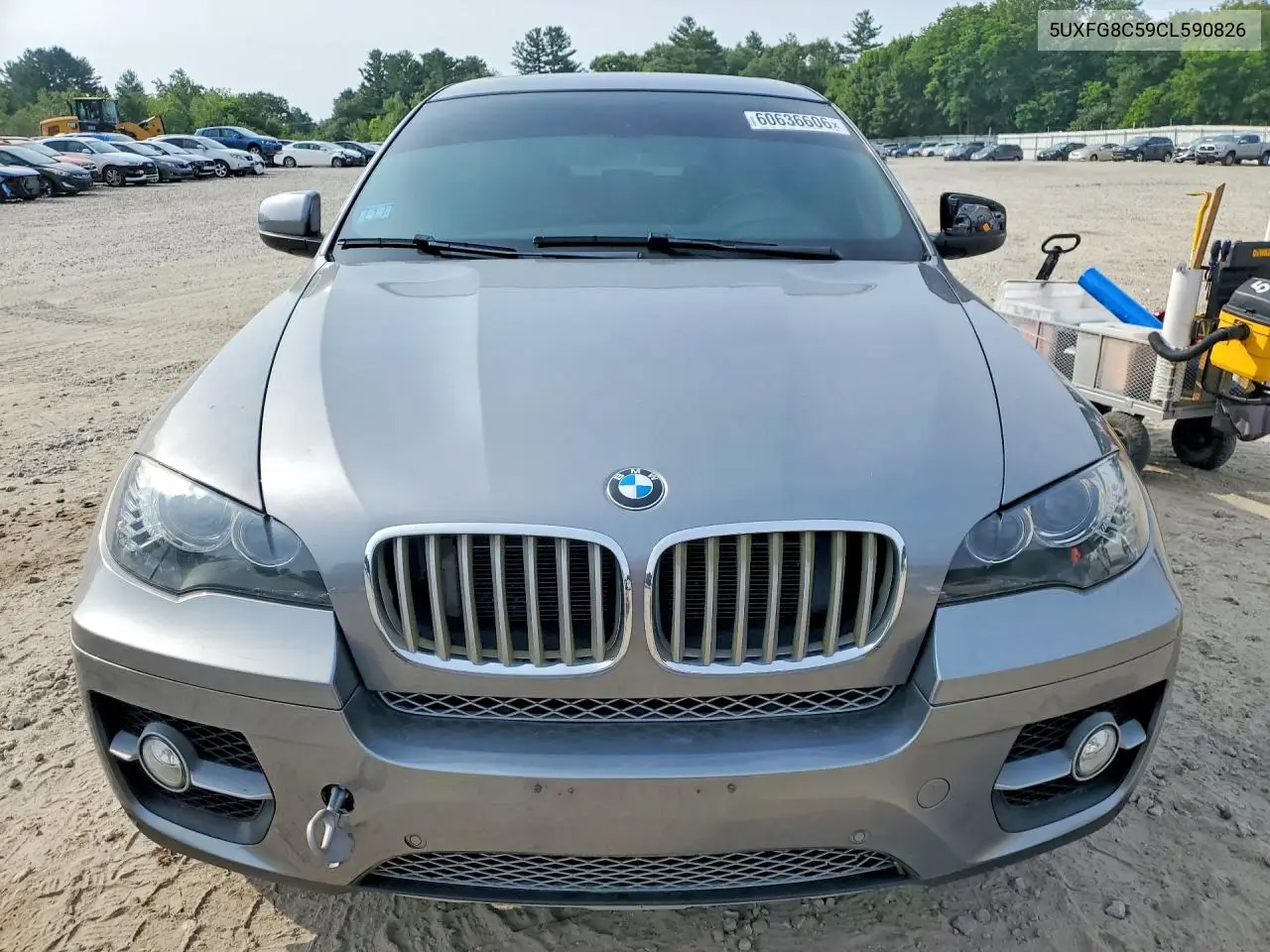 2012 BMW X6 xDrive50I VIN: 5UXFG8C59CL590826 Lot: 60636606