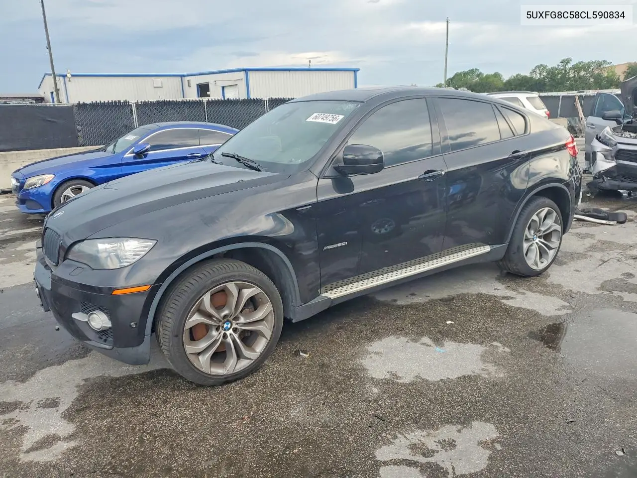2012 BMW X6 xDrive50I VIN: 5UXFG8C58CL590834 Lot: 60749756