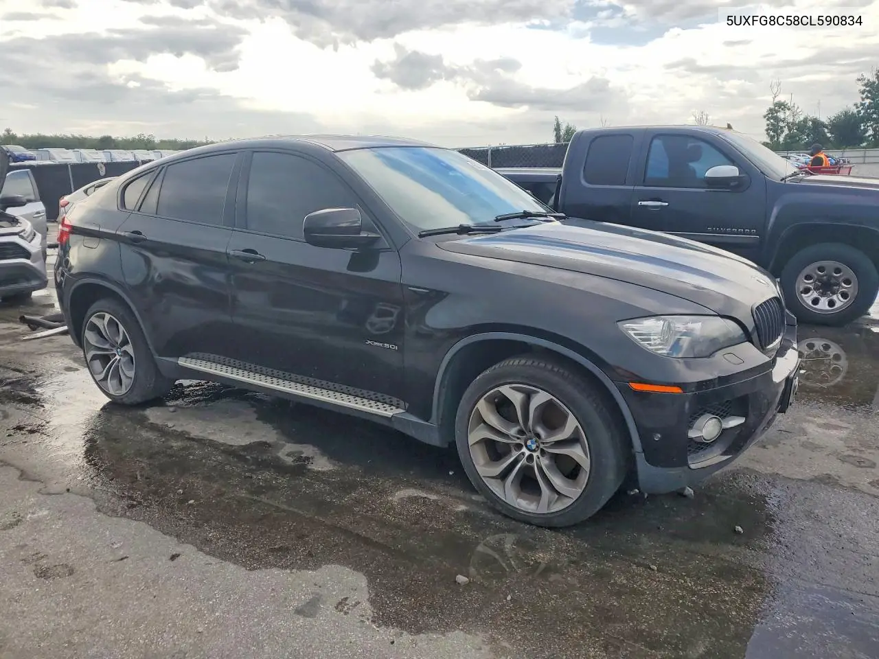 2012 BMW X6 xDrive50I VIN: 5UXFG8C58CL590834 Lot: 60749756