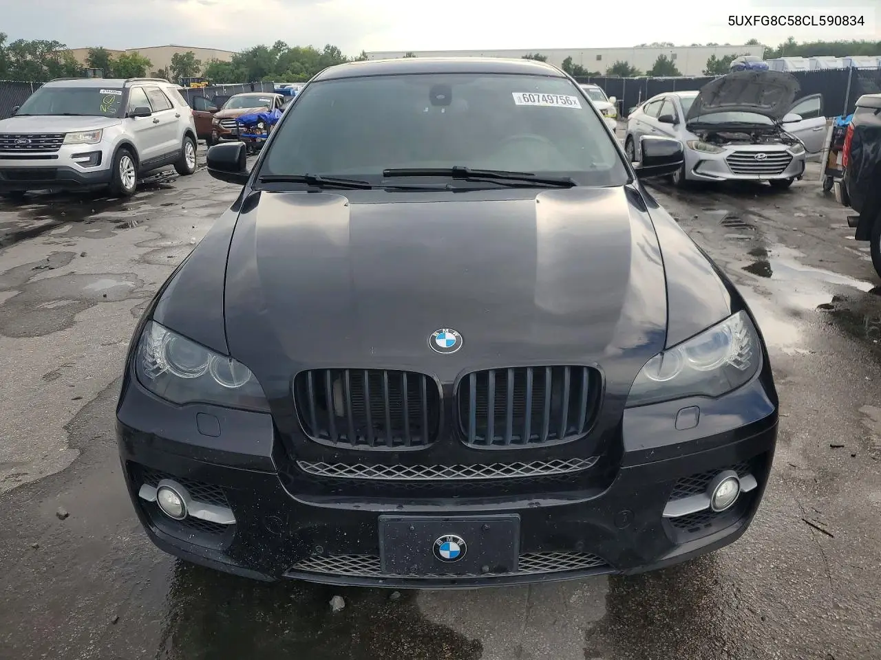 2012 BMW X6 xDrive50I VIN: 5UXFG8C58CL590834 Lot: 60749756