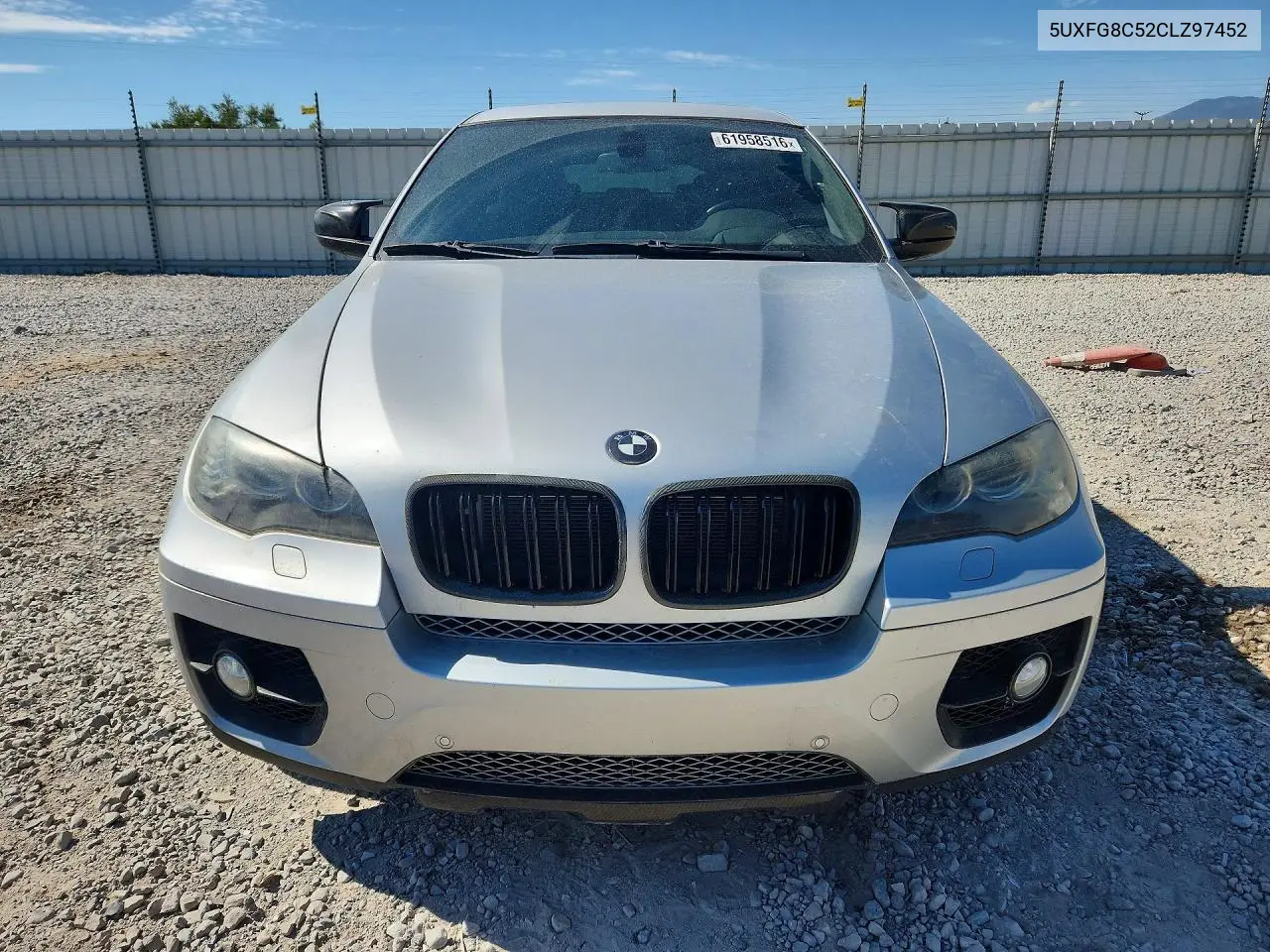2012 BMW X6 xDrive50I VIN: 5UXFG8C52CLZ97452 Lot: 61958516