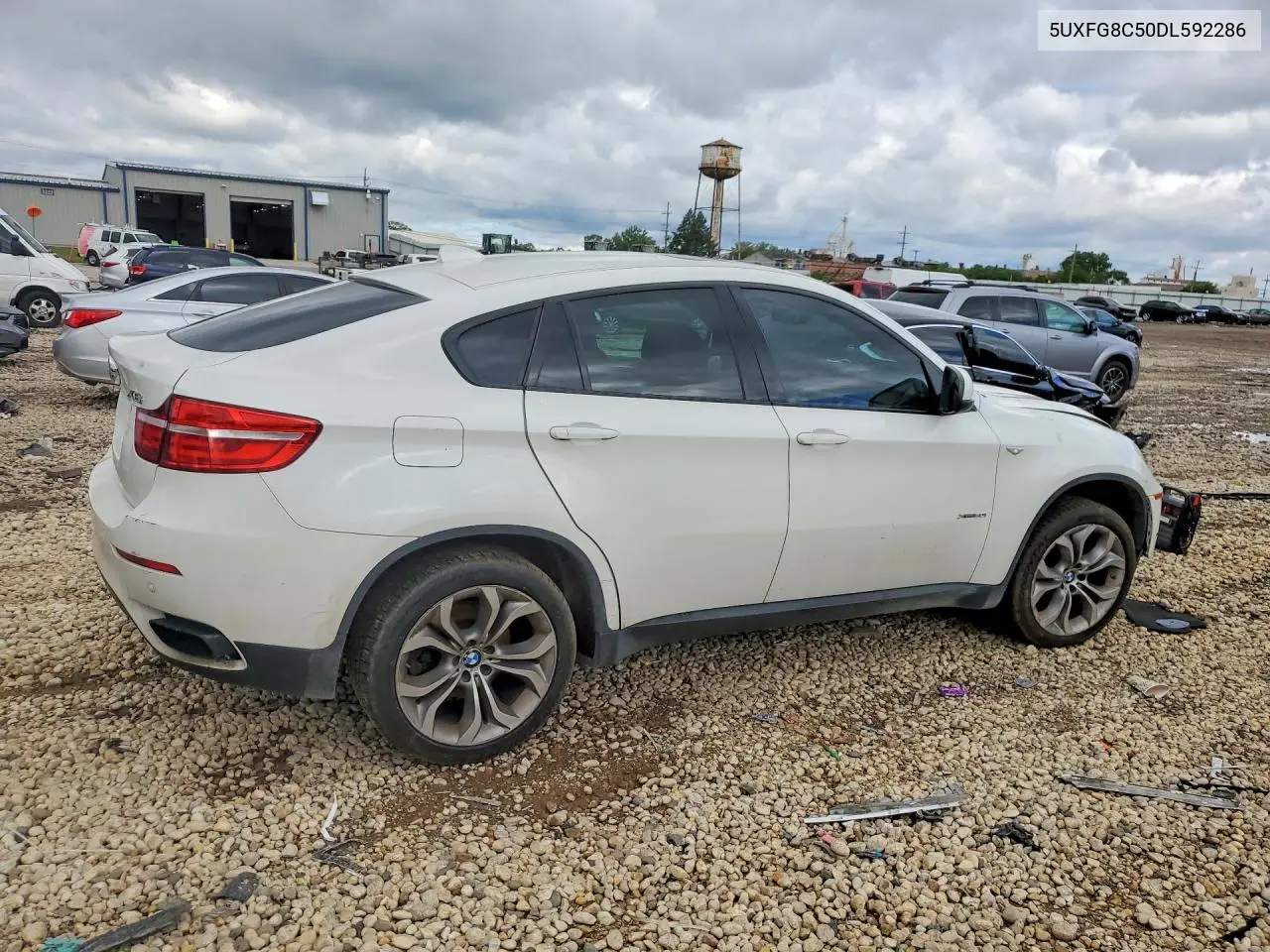 2013 BMW X6 xDrive50I VIN: 5UXFG8C50DL592286 Lot: 57402016