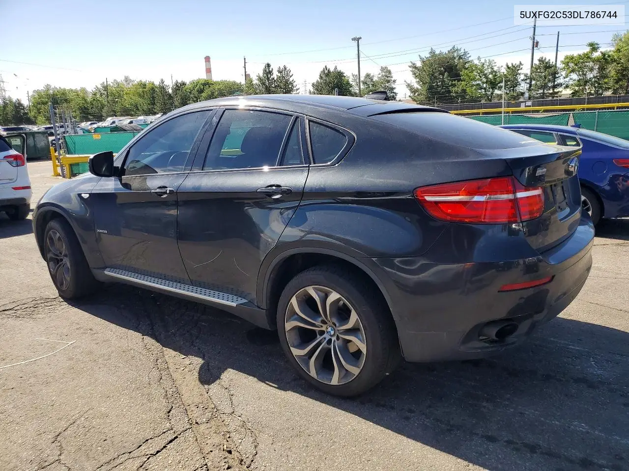 2013 BMW X6 xDrive35I VIN: 5UXFG2C53DL786744 Lot: 57870666
