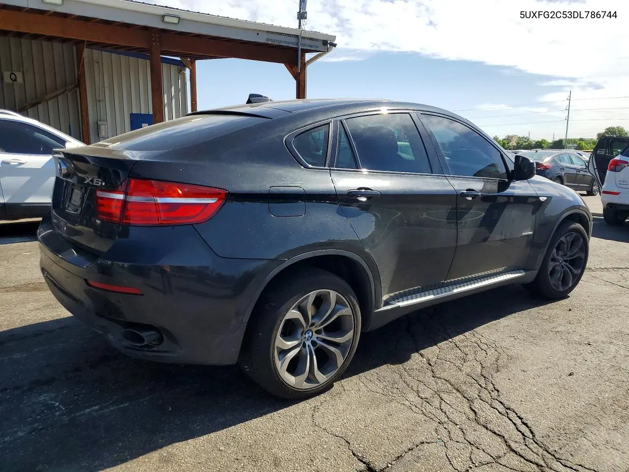 2013 BMW X6 xDrive35I VIN: 5UXFG2C53DL786744 Lot: 57870666