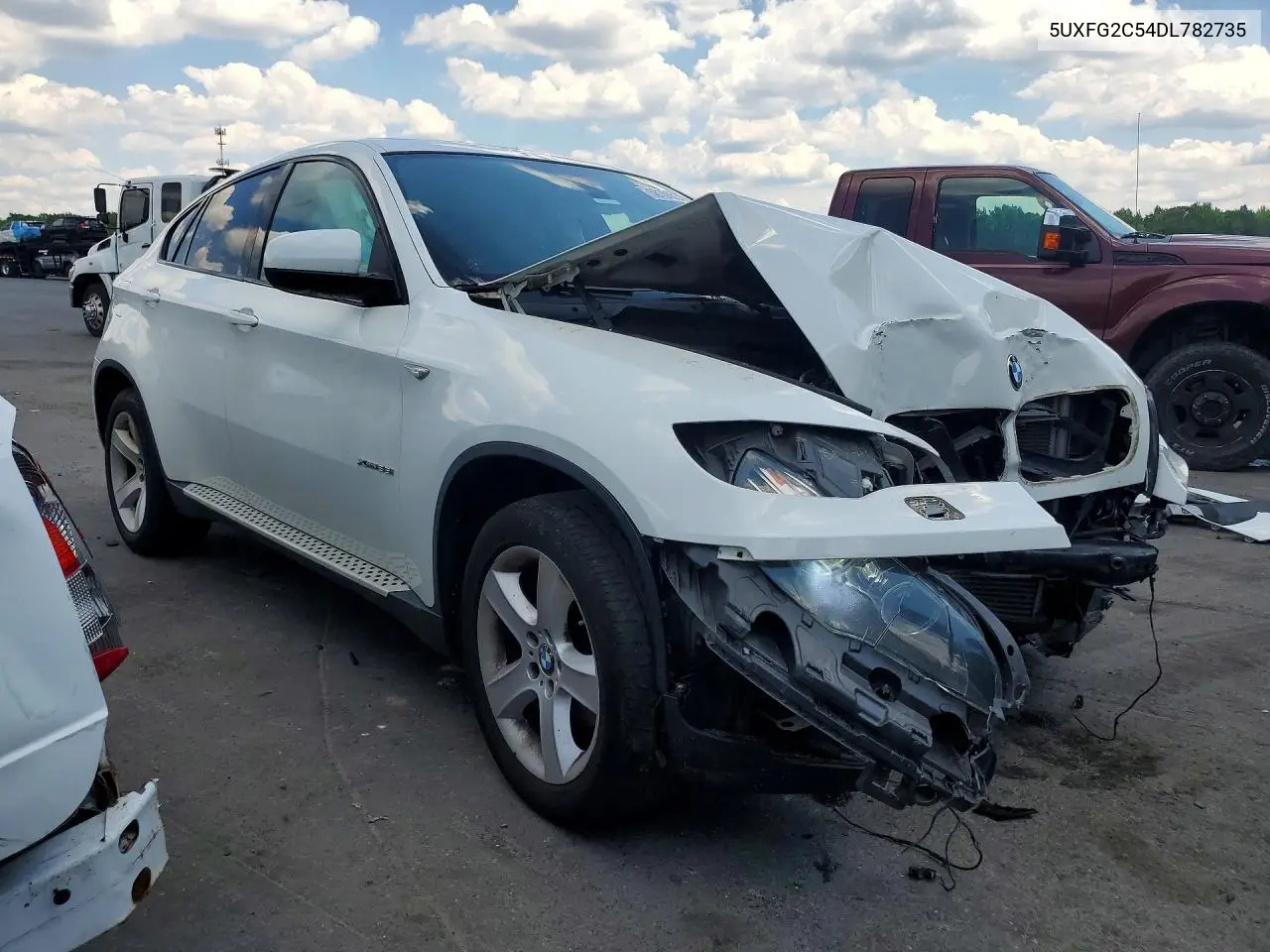 2013 BMW X6 xDrive35I VIN: 5UXFG2C54DL782735 Lot: 58151536