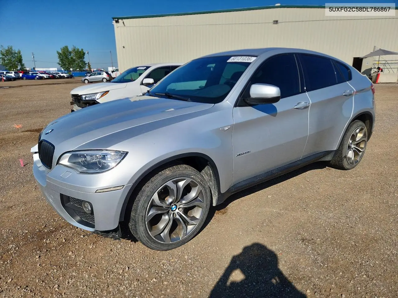 2013 BMW X6 xDrive35I VIN: 5UXFG2C58DL786867 Lot: 60131036