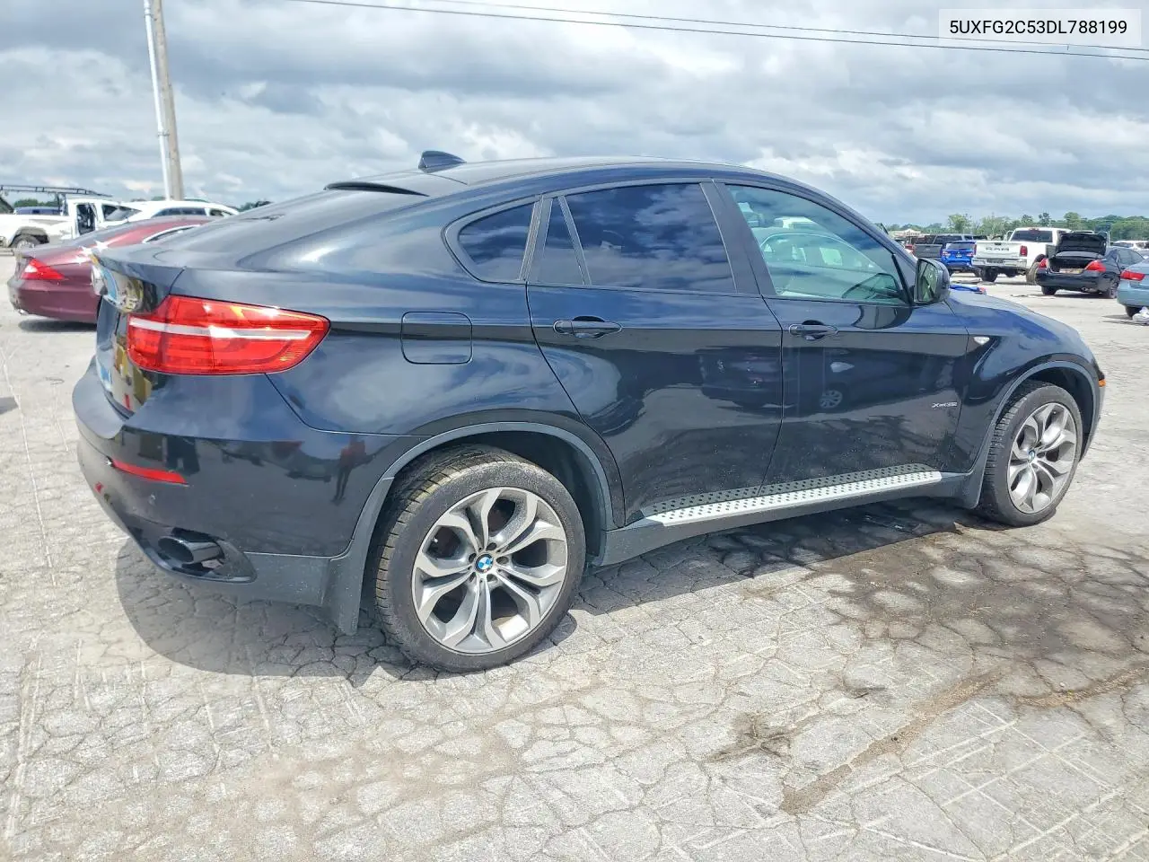 2013 BMW X6 xDrive35I VIN: 5UXFG2C53DL788199 Lot: 60602146