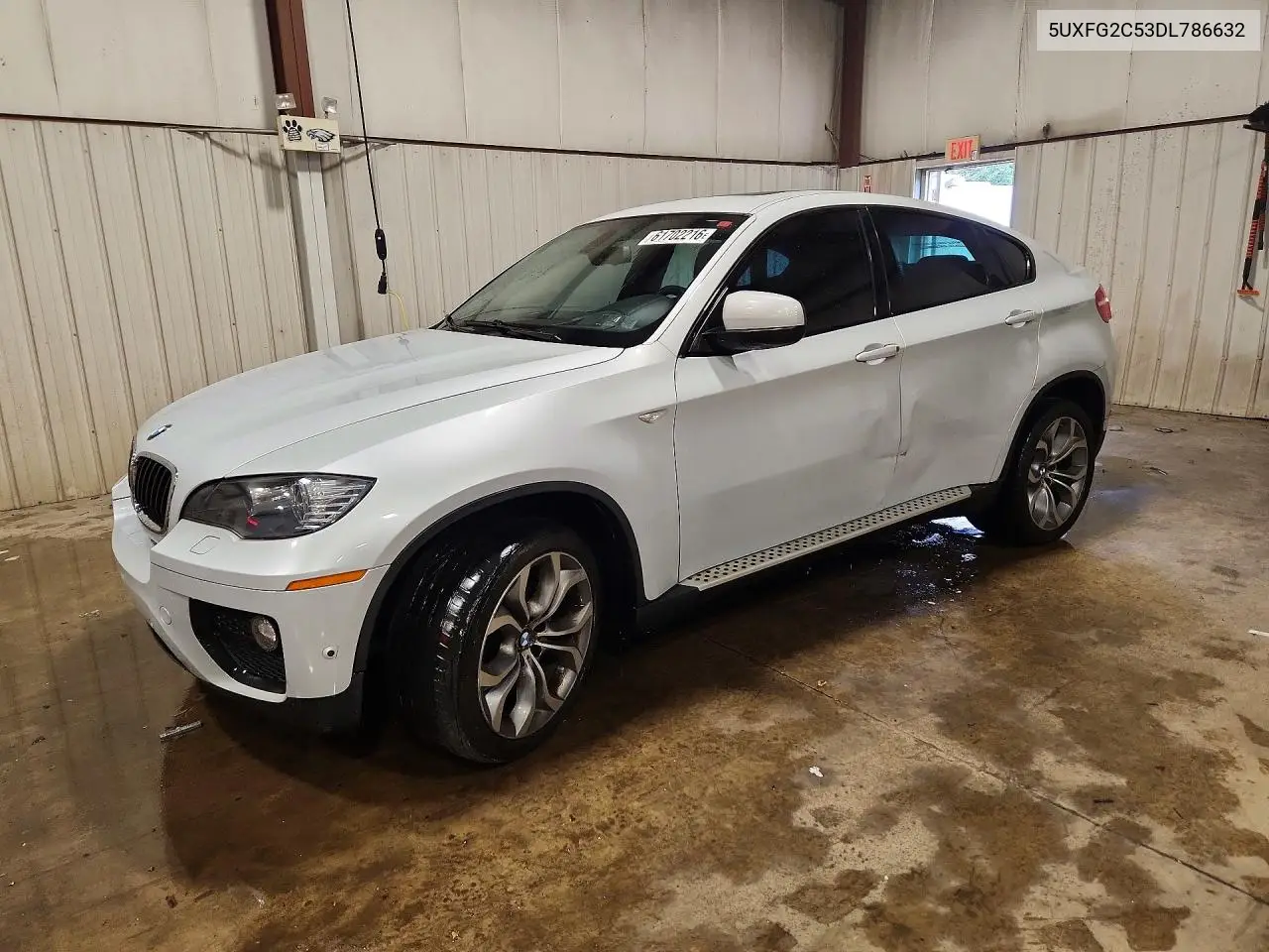 2013 BMW X6 xDrive35I VIN: 5UXFG2C53DL786632 Lot: 61702216