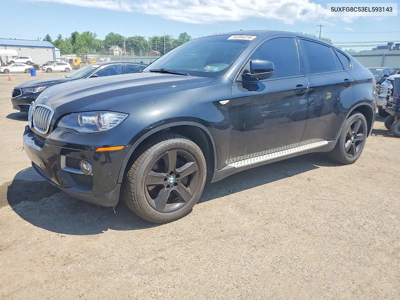 2014 BMW X6 xDrive50I VIN: 5UXFG8C53EL593143 Lot: 54204316