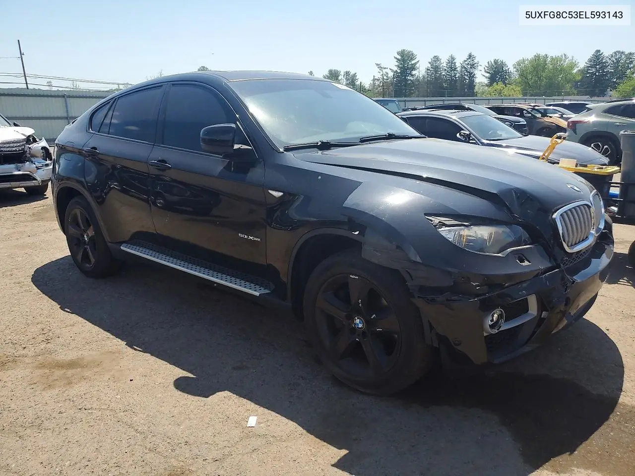 2014 BMW X6 xDrive50I VIN: 5UXFG8C53EL593143 Lot: 54204316